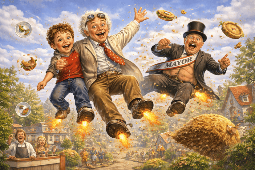Professor Fumble’s Flying Shoes