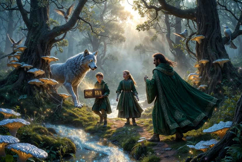 Shadows and Secrets in the Enchanted Forest