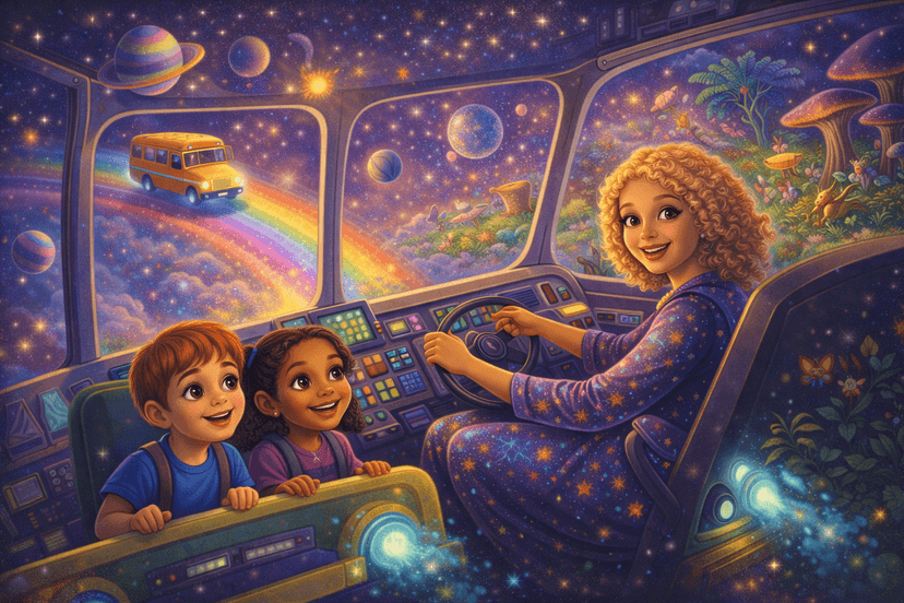 The Space Bus to Planet Fun