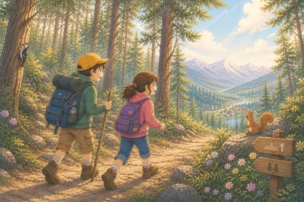 Up Through the Pines
