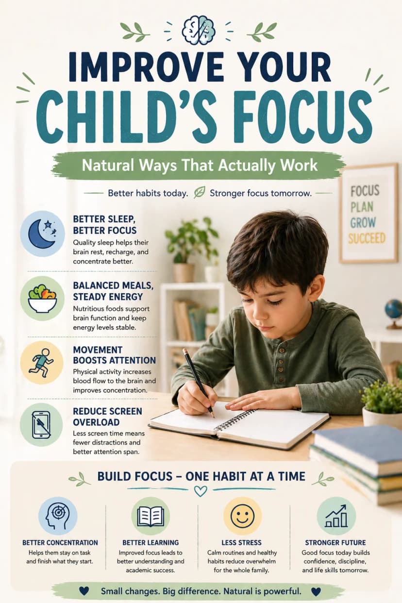 How to Improve Your Child's Focus Naturally